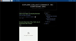 Desktop Screenshot of collect-connect.blogspot.com