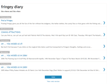 Tablet Screenshot of fringeydiary.blogspot.com