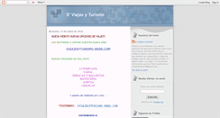 Desktop Screenshot of dviajesyturismo.blogspot.com