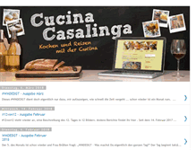 Tablet Screenshot of cucina-casalinga.blogspot.com