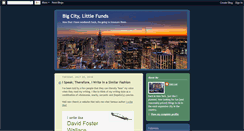 Desktop Screenshot of bigcitylittlefunds.blogspot.com