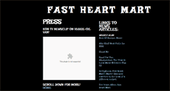 Desktop Screenshot of fastheartmartpress.blogspot.com