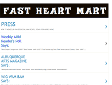 Tablet Screenshot of fastheartmartpress.blogspot.com