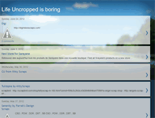 Tablet Screenshot of lifeuncropped.blogspot.com