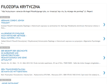 Tablet Screenshot of krytycyzm.blogspot.com