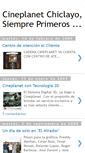 Mobile Screenshot of cineplanet-chiclayo.blogspot.com