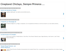 Tablet Screenshot of cineplanet-chiclayo.blogspot.com