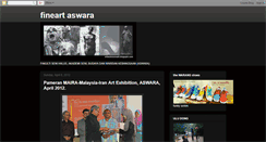 Desktop Screenshot of fineartaswara.blogspot.com