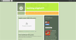 Desktop Screenshot of learningenglishhs.blogspot.com