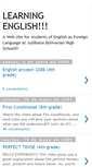 Mobile Screenshot of learningenglishhs.blogspot.com