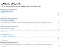 Tablet Screenshot of learningenglishhs.blogspot.com