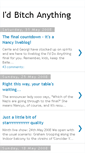 Mobile Screenshot of idbitchanything.blogspot.com