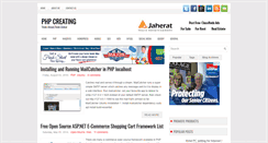 Desktop Screenshot of phpcreating.blogspot.com