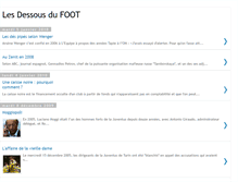 Tablet Screenshot of lesdessousdufoot.blogspot.com