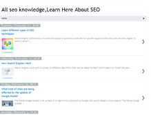 Tablet Screenshot of allseoknowledge.blogspot.com