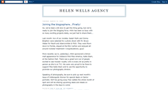 Desktop Screenshot of helenwellsagency.blogspot.com