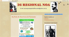 Desktop Screenshot of 26regionalnoa.blogspot.com