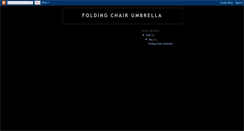 Desktop Screenshot of foldingchairumbrella.blogspot.com