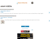 Tablet Screenshot of amanikibera.blogspot.com