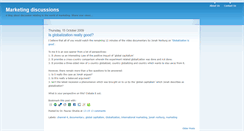 Desktop Screenshot of mktgdiscussions.blogspot.com