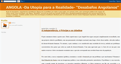 Desktop Screenshot of desabafosangolanos.blogspot.com
