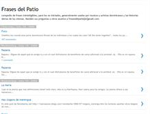 Tablet Screenshot of frasesdelpatio.blogspot.com