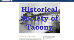 Desktop Screenshot of historictacony.blogspot.com