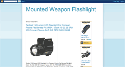 Desktop Screenshot of mounted-weapon-flashlight.blogspot.com