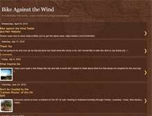 Tablet Screenshot of bikeagainstthewind.blogspot.com