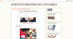 Desktop Screenshot of peritos-judiciales-cantabria.blogspot.com