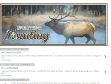 Tablet Screenshot of everythinghunting-sean.blogspot.com