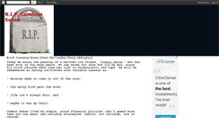 Desktop Screenshot of commonsenseobit.blogspot.com
