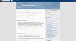 Desktop Screenshot of andrea.blogspot.com