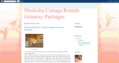 Desktop Screenshot of muskoka-cottage-rentals-getaways.blogspot.com