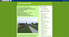 Desktop Screenshot of i-want-football-2009.blogspot.com