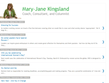 Tablet Screenshot of mary-jane-kingsland.blogspot.com