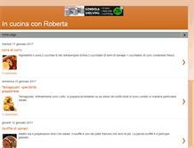 Tablet Screenshot of incucinaconroberta.blogspot.com