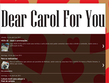 Tablet Screenshot of dearcarolforyou.blogspot.com