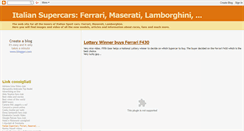 Desktop Screenshot of ferrari-maserati.blogspot.com