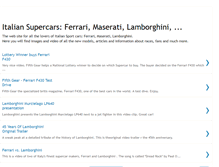 Tablet Screenshot of ferrari-maserati.blogspot.com