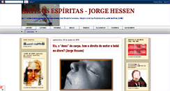 Desktop Screenshot of jorgehessenestudandoespiritismo.blogspot.com