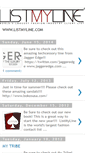 Mobile Screenshot of listmyline.blogspot.com