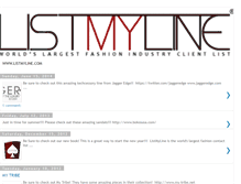 Tablet Screenshot of listmyline.blogspot.com