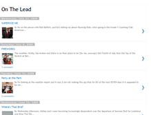 Tablet Screenshot of onthelead.blogspot.com