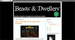 Desktop Screenshot of beastsdwellers.blogspot.com