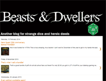 Tablet Screenshot of beastsdwellers.blogspot.com