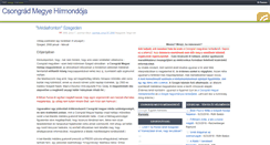 Desktop Screenshot of csongradmegye.blogspot.com