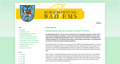 Desktop Screenshot of buergerstiftung-bad-ems.blogspot.com