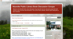 Desktop Screenshot of nicevillebookclub.blogspot.com