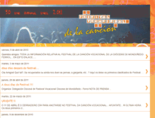 Tablet Screenshot of festivalcancionvocacional.blogspot.com